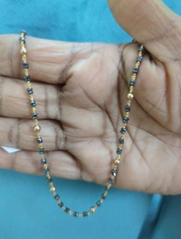 Black Diamonds With Gold Swarovski Pearl  - Vz