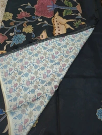 Kota Applique Work  - Black