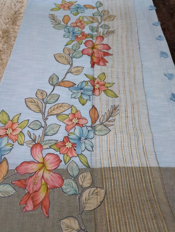 Lenin Applique - blue