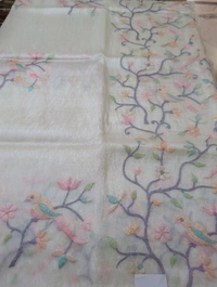 Soft Tissue  Embroidery  - Cream