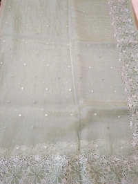 Soft Tissue Organza - Snowy Mint