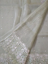 Soft Tissue Organza - Snowy Mint