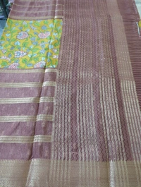 Semi Mysore Crepe  - Brown 1