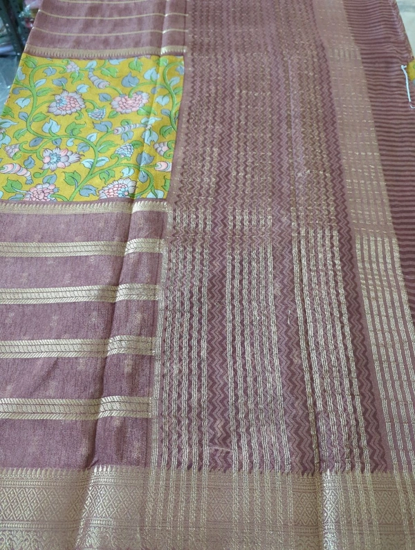Semi Mysore Crepe  - Brown 1