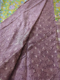 Semi Mysore Crepe  - Brown 1