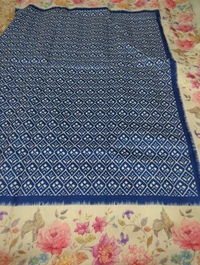 Soft Chiniya Printed - Navy Blue