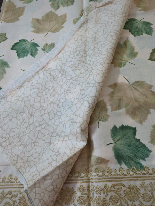Soft Tusser Designer  - Papaya Whip