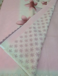 Kota With Pita Work - Solid Pink