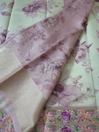 Soft Dupian With Embroidery  - Fuchsia Pink