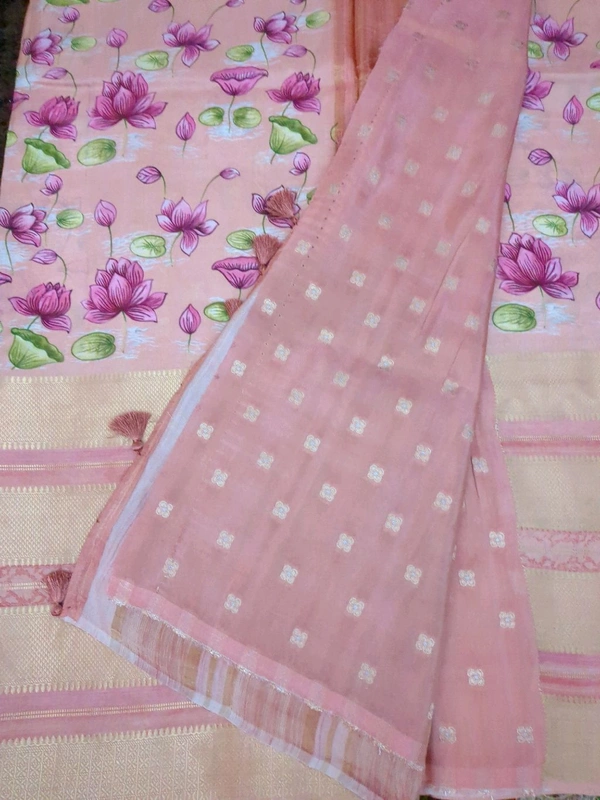 Mysore Crepe Designer  - Sundown 14