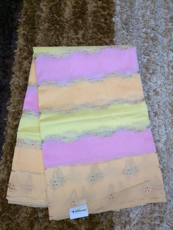 Georgette Organza  - Peach
