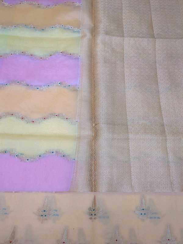 Georgette Organza  - Peach