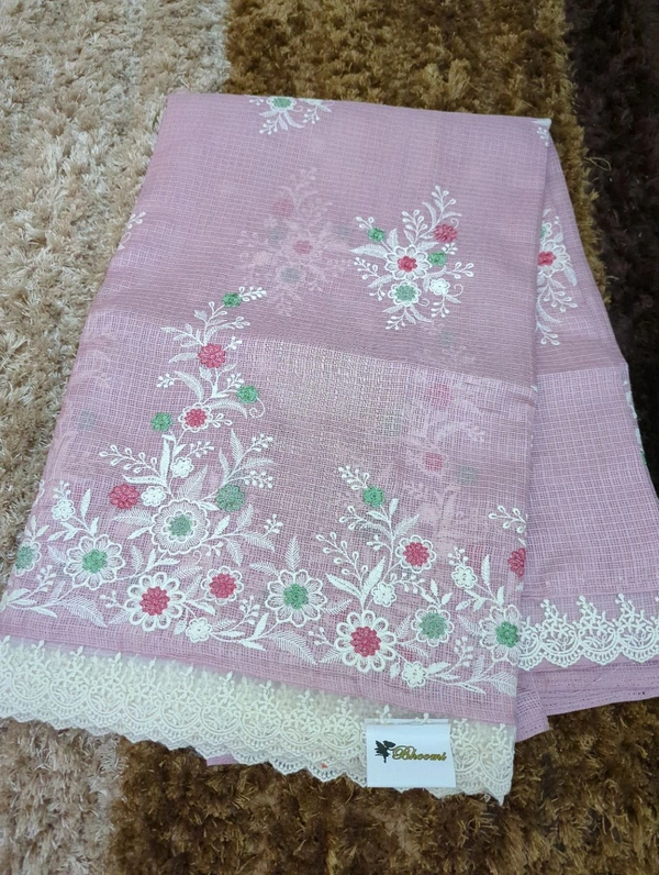 Kata Embroidery  - Pink Lace