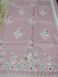Kata Embroidery  - Pink Lace