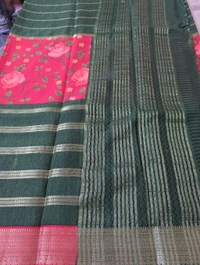 Semi Mysore Crepe  - green 2