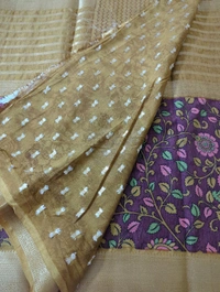 Semi Mysore Crepe  - Brown 11