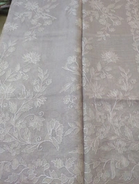 Silk Organza Designer  - Light Wisteria
