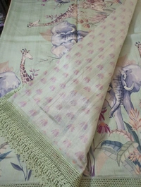 Designer Tusser Digital  - Snowy Mint 8
