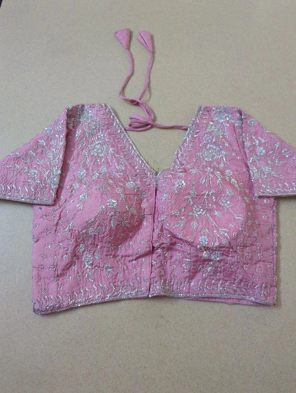 Soft Russian With Desiner Readymade Blouse  - Mona Lisa