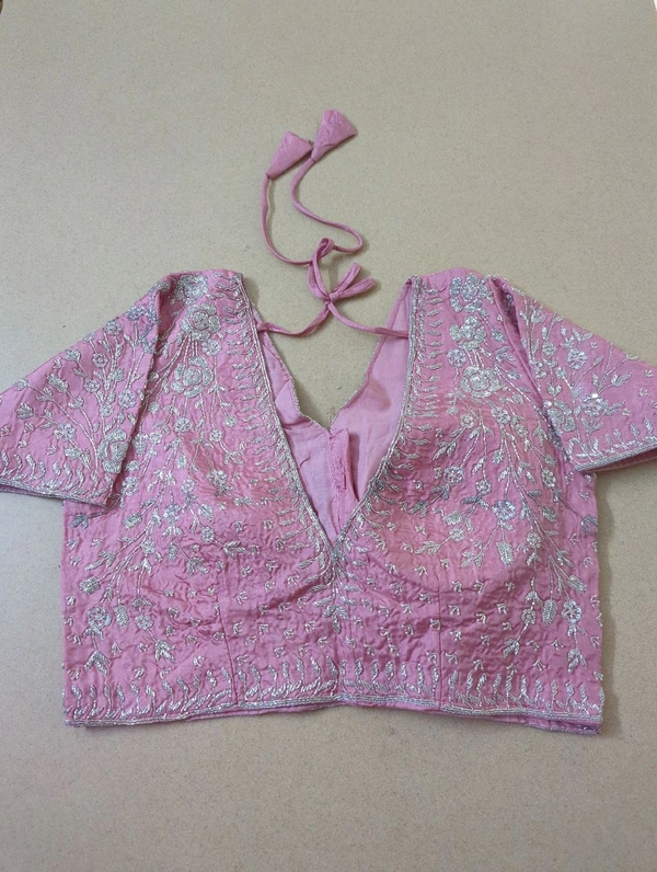 Soft Russian With Desiner Readymade Blouse  - Mona Lisa