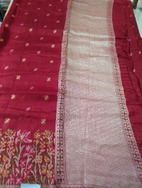 Tusser Georgette Offer - red