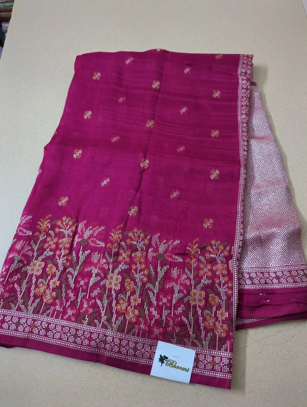 Tusser Georgette Offer - pink