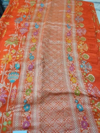 Tusser Georgette Offer - orange