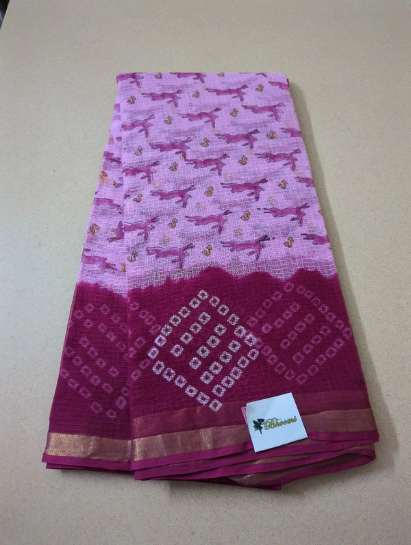 Pure Cotton Kota  - Fuchsia Pink