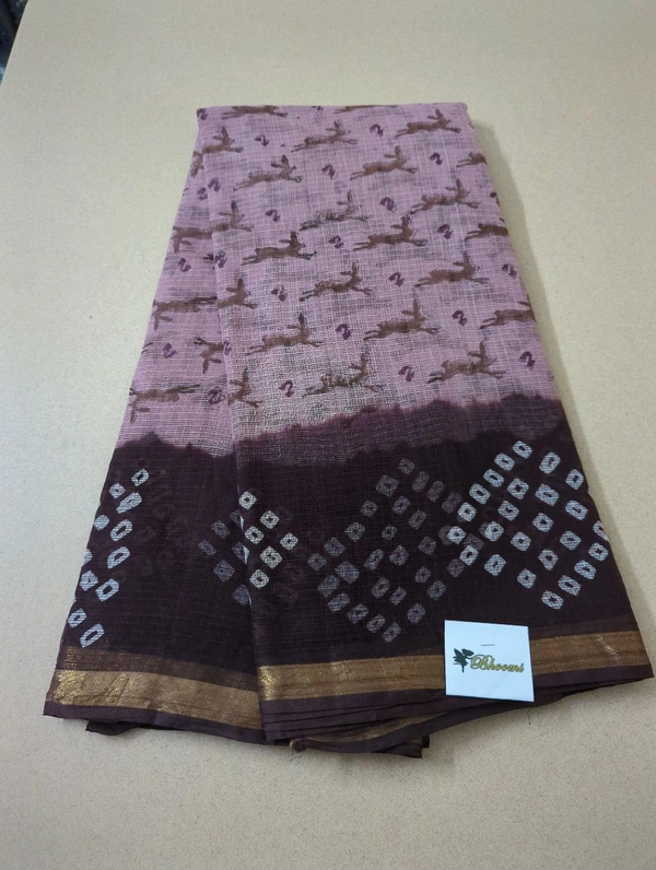 Pure Cotton Kota  - Brown