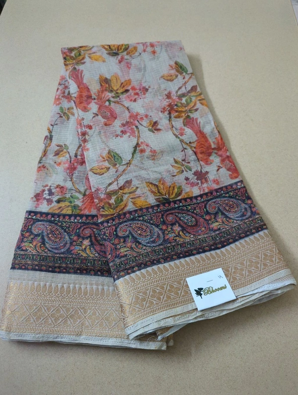 Pure Dobel Cotton Kota  - Bone 4