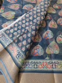 Pure Dobel Cotton Kota  - Blue Stone 8