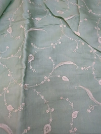 Soft Satin Tusser - Jungle Mist