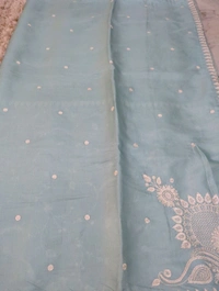 Soft Satin Tusser - Regent St Blue
