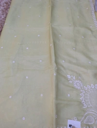 Soft Satin Tusser - Moss Green