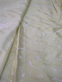 Soft Satin Tusser - Moss Green