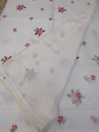 Kota Embroidery  - White