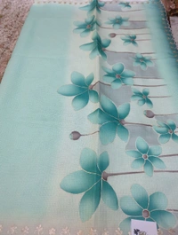 Kota With Pita Work - Eastern Blue