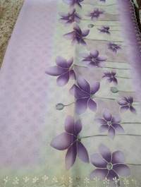 Kota With Pita Work - Electric Violet