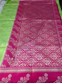 Soft Chiniya Pattu  - Green