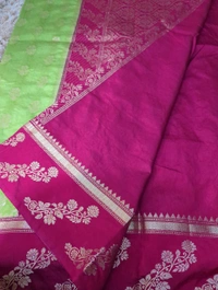 Soft Chiniya Pattu  - Green