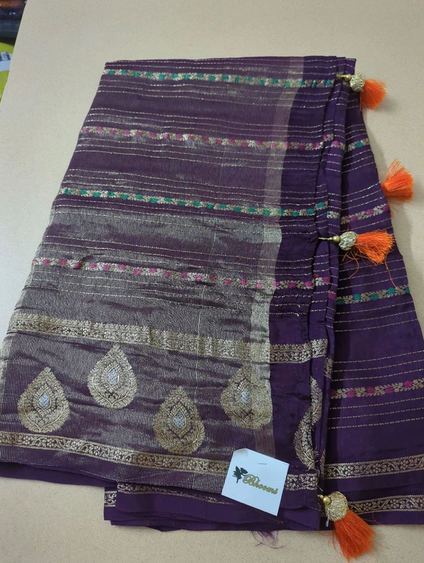 Pure Dola Weaving  - Purple