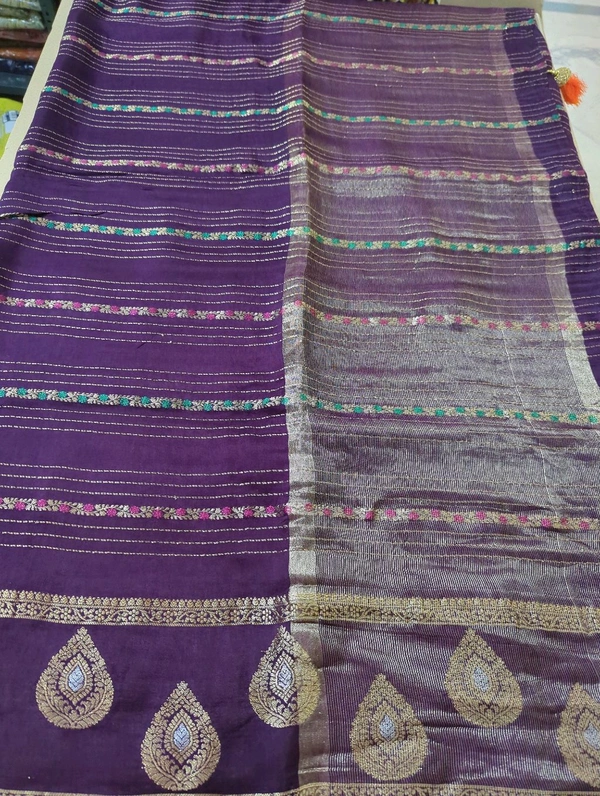 Pure Dola Weaving  - Purple