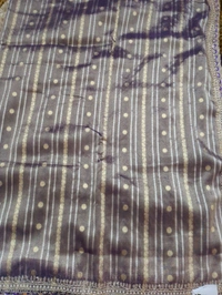 Pure Tissue With Designer Blouse  - Wisteria