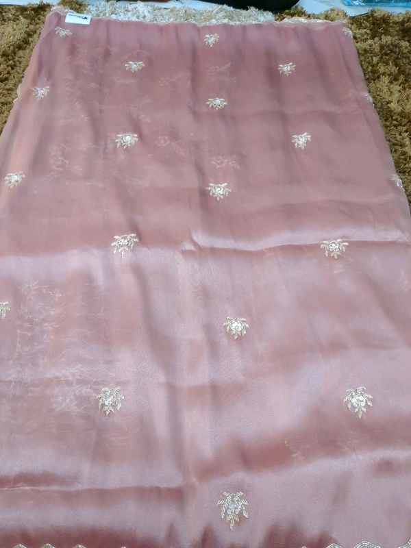 Pure Georgette Tissue  - Bright Red