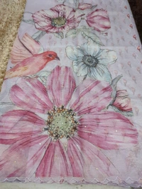 Silk Kota Work  - Lilac