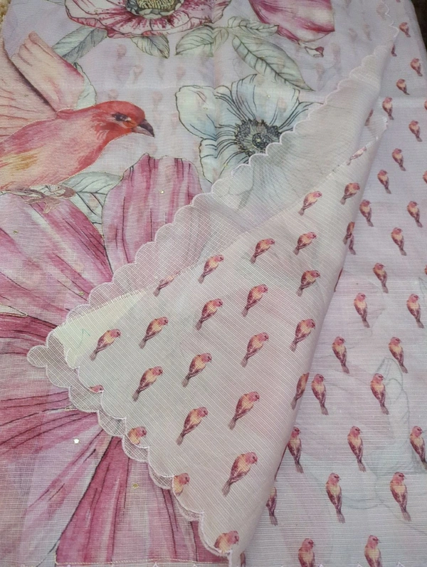 Silk Kota Work  - Lilac