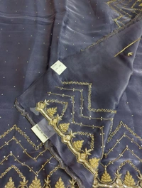 Designer Hand Work  - blue