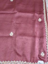 Candy Crush With Muggam Work  - Maroon