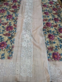 Tusser Embroidery  - Buttermilk 7