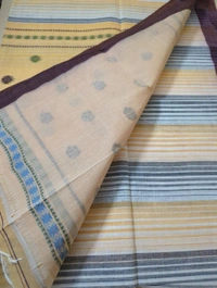 Pure Bengal Cotton  - Yellow Orange